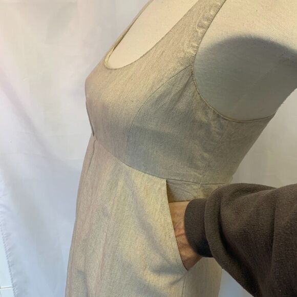 Covet beige sleeveless dress sz 6 - Picture 6 of 13